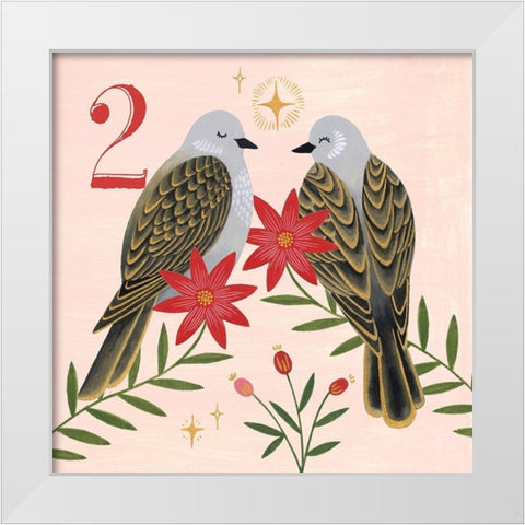 Twelve Days II White Modern Wood Framed Art Print by Popp, Grace