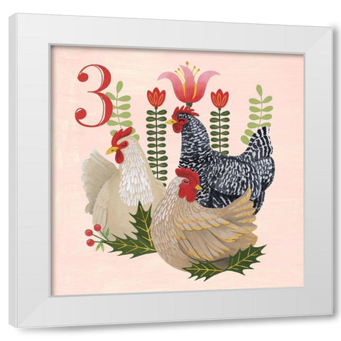 Twelve Days III White Modern Wood Framed Art Print by Popp, Grace