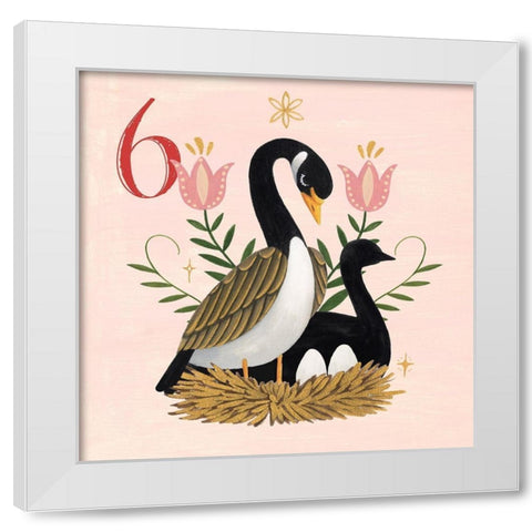 Twelve Days VI White Modern Wood Framed Art Print by Popp, Grace