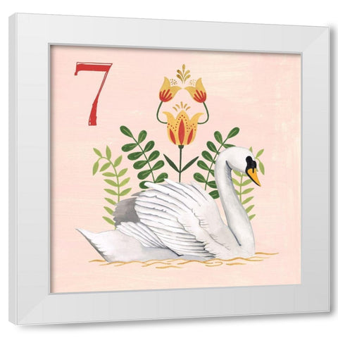 Twelve Days VII White Modern Wood Framed Art Print by Popp, Grace