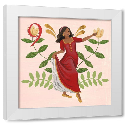 Twelve Days IX White Modern Wood Framed Art Print by Popp, Grace
