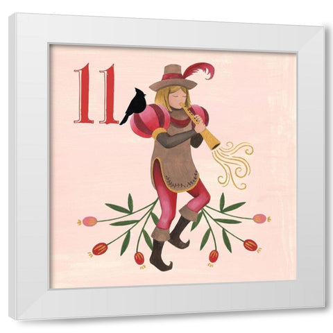 Twelve Days XI White Modern Wood Framed Art Print by Popp, Grace