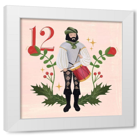 Twelve Days XII White Modern Wood Framed Art Print by Popp, Grace