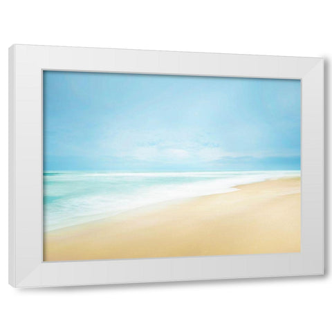 Beachscape Photo IV White Modern Wood Framed Art Print by McLoughlin, James