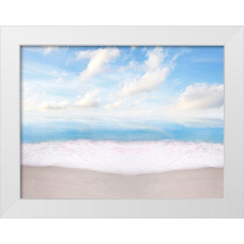 Beachscape Photo VII White Modern Wood Framed Art Print by McLoughlin, James