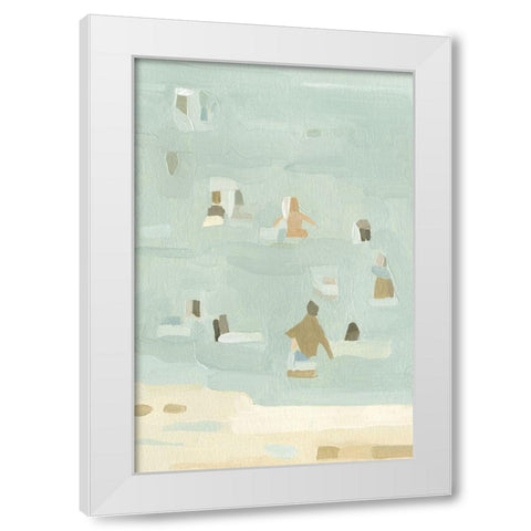 Summer Daydream II White Modern Wood Framed Art Print by Caroline, Emma