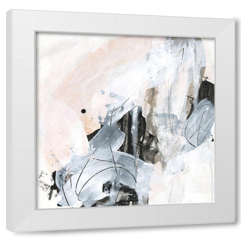 Veiled Formation I White Modern Wood Framed Art Print by Vess, June Erica