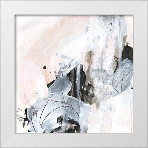 Veiled Formation I White Modern Wood Framed Art Print by Vess, June Erica