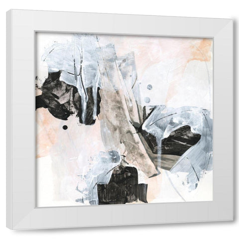 Veiled Formation III White Modern Wood Framed Art Print by Vess, June Erica