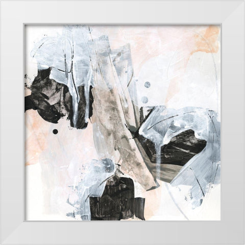 Veiled Formation III White Modern Wood Framed Art Print by Vess, June Erica