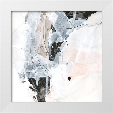 Veiled Formation IV White Modern Wood Framed Art Print by Vess, June Erica