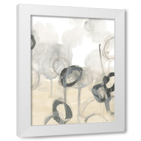 Periscope I White Modern Wood Framed Art Print by Vess, June Erica