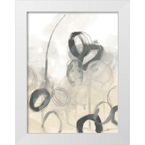 Periscope II White Modern Wood Framed Art Print by Vess, June Erica