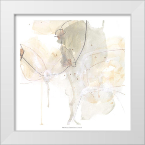 Subtle Shade I White Modern Wood Framed Art Print by Vess, June Erica