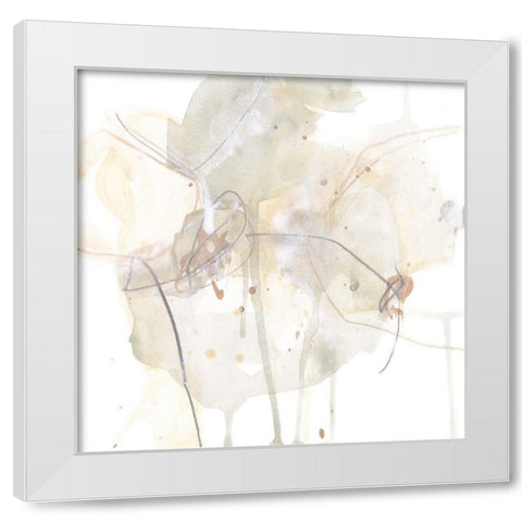 Subtle Shade II White Modern Wood Framed Art Print by Vess, June Erica