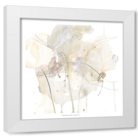 Subtle Shade II White Modern Wood Framed Art Print by Vess, June Erica