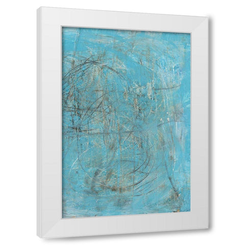 Inscribe II White Modern Wood Framed Art Print by Holland, J.