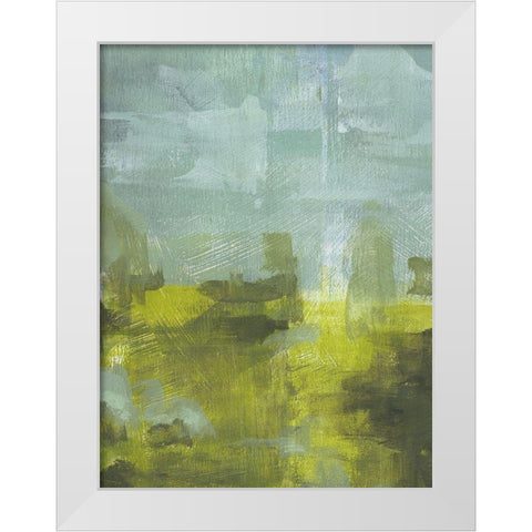 Overgrown Greenway I White Modern Wood Framed Art Print by Green, Jacob