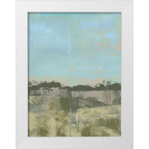 Chesapeake Dunes II White Modern Wood Framed Art Print by Green, Jacob