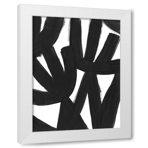 Jungle Satellite VI White Modern Wood Framed Art Print by Vess, June Erica