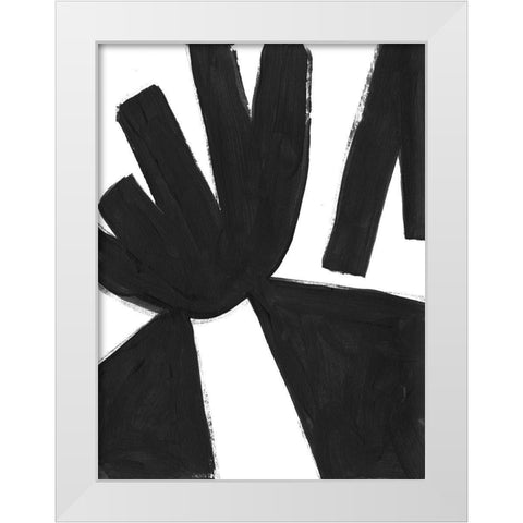 Jungle Satellite VIII White Modern Wood Framed Art Print by Vess, June Erica