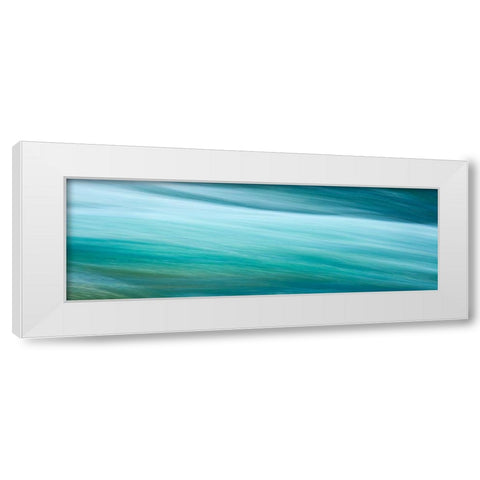 Before the Falls Panorama I White Modern Wood Framed Art Print by McLoughlin, James