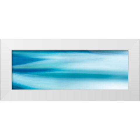 Before the Falls Panorama II White Modern Wood Framed Art Print by McLoughlin, James