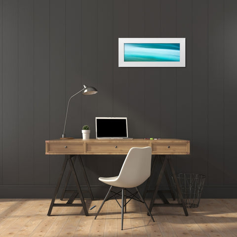Before the Falls Panorama III White Modern Wood Framed Art Print by McLoughlin, James