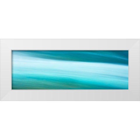 Before the Falls Panorama III White Modern Wood Framed Art Print by McLoughlin, James