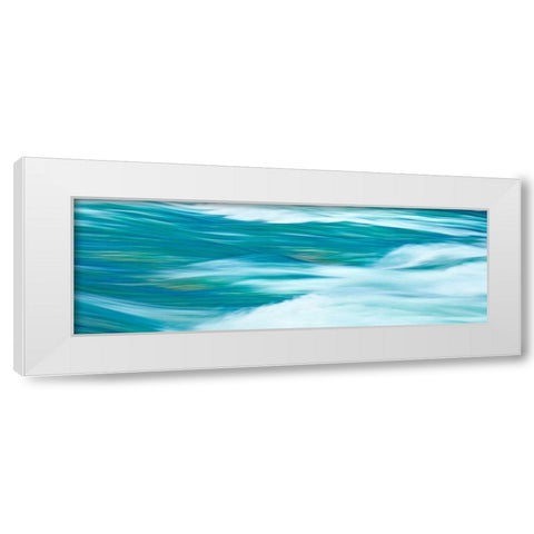 Before the Falls Panorama V White Modern Wood Framed Art Print by McLoughlin, James