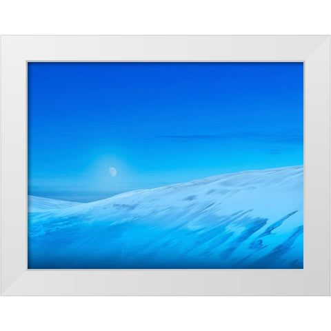 Colorado Dunes III White Modern Wood Framed Art Print by McLoughlin, James
