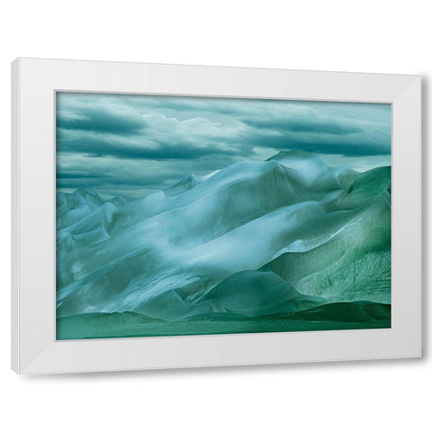 Colorado Dunes IV White Modern Wood Framed Art Print by McLoughlin, James