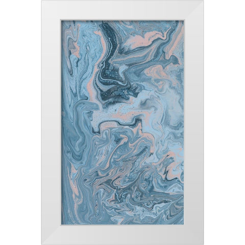Unconfined I White Modern Wood Framed Art Print by Moore, Regina