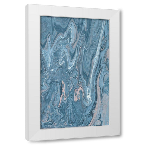 Unconfined II White Modern Wood Framed Art Print by Moore, Regina
