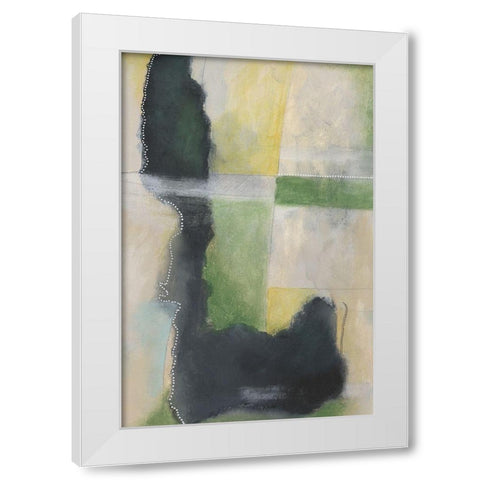 Meditative View II White Modern Wood Framed Art Print by Moore, Regina
