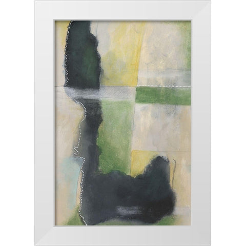 Meditative View II White Modern Wood Framed Art Print by Moore, Regina
