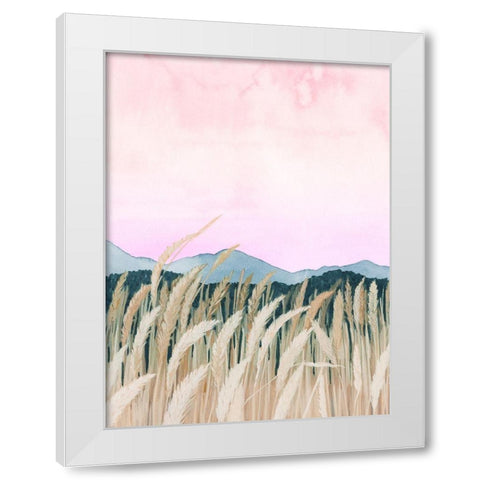 Wheaten Dawn I White Modern Wood Framed Art Print by Popp, Grace