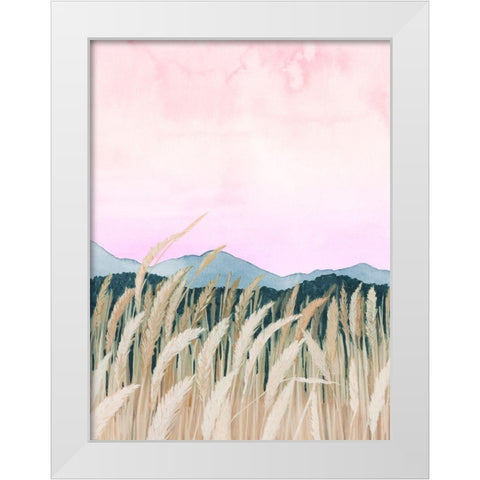Wheaten Dawn I White Modern Wood Framed Art Print by Popp, Grace