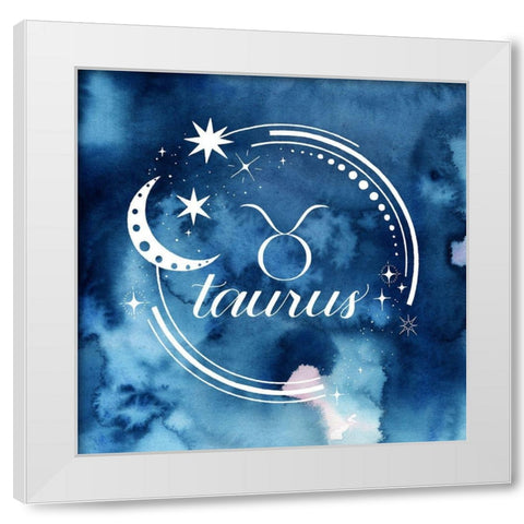 Watercolor Astrology II White Modern Wood Framed Art Print by Popp, Grace