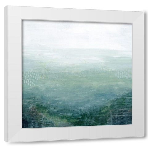 Lighthouse Mist I White Modern Wood Framed Art Print by Popp, Grace