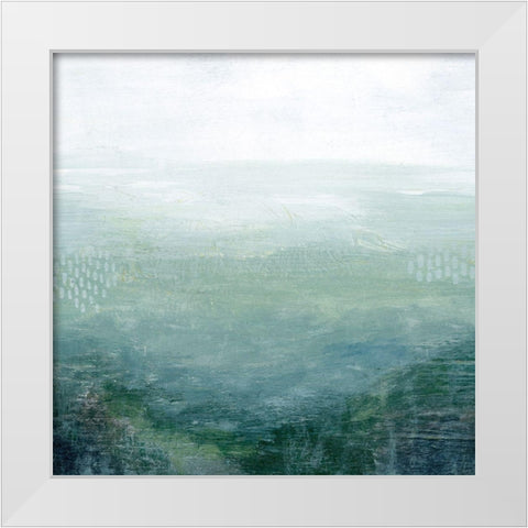 Lighthouse Mist I White Modern Wood Framed Art Print by Popp, Grace