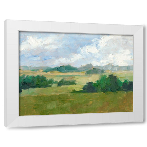 Afternoon Shade II White Modern Wood Framed Art Print by Harper, Ethan