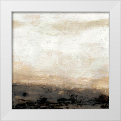 Umber Land II White Modern Wood Framed Art Print by Goldberger, Jennifer