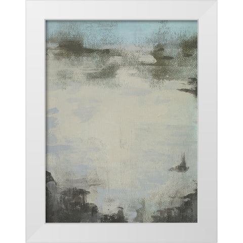 Low Tide II White Modern Wood Framed Art Print by Green, Jacob