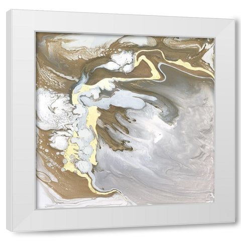Printed Hydrous White Modern Wood Framed Art Print by Johnson, Jason