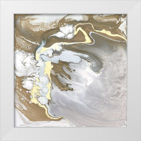 Printed Hydrous White Modern Wood Framed Art Print by Johnson, Jason