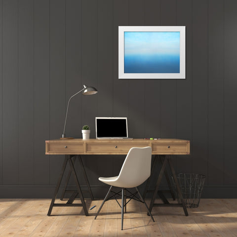 Seascape Photo V White Modern Wood Framed Art Print by McLoughlin, James