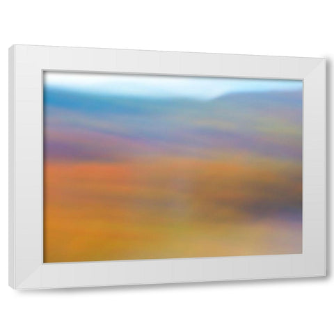 Soft Landscape II White Modern Wood Framed Art Print by McLoughlin, James