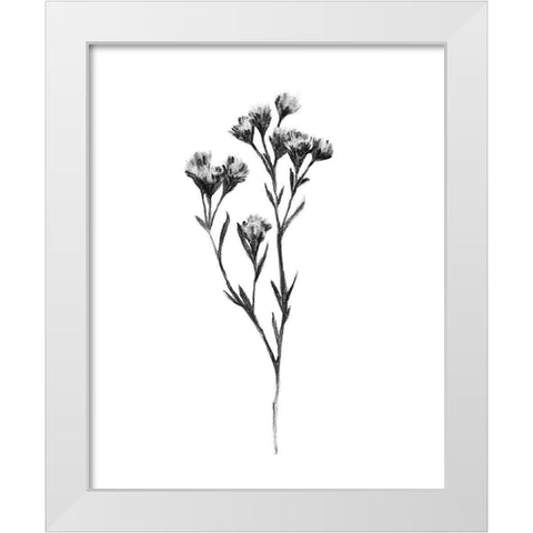 Wild Thistle II White Modern Wood Framed Art Print by Scarvey, Emma