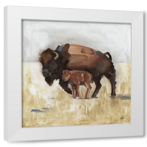 Lodge Guardian IV White Modern Wood Framed Art Print by Green, Jacob